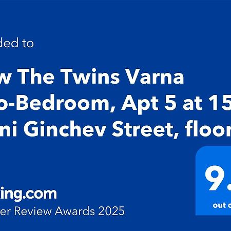 New The Twins Varna Two-Bedroom, Apt 5 At 15 Tsani Ginchev Street, Floor 3 외부 사진