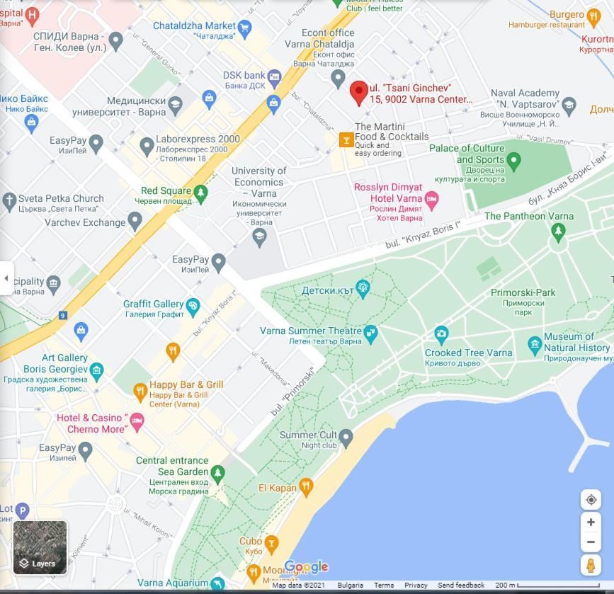 New The Twins Varna Two-Bedroom, Apt 5 At 15 Tsani Ginchev Street, Floor 3 외부 사진
